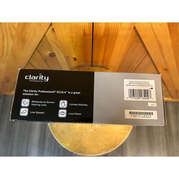 Clarity Professional XLC3.4+ Amplified 50dB Cordless Phone Wireless Expandable - Picture 2 of 8